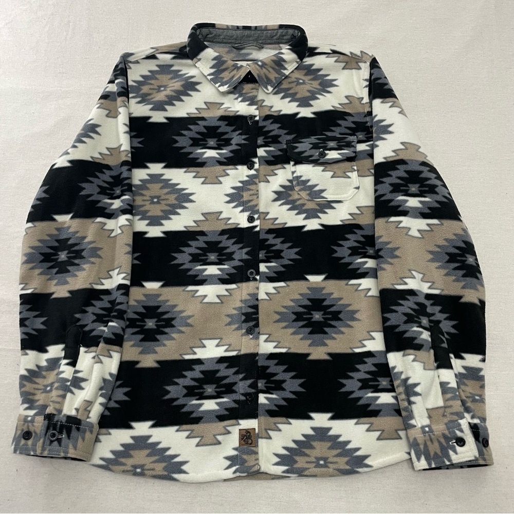 Legendary Whitetails Men's Camp Night Berber Lined Hooded Flannel Shirt Jacket